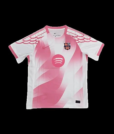 Barcelona 2025 White/Pink Special Shirt