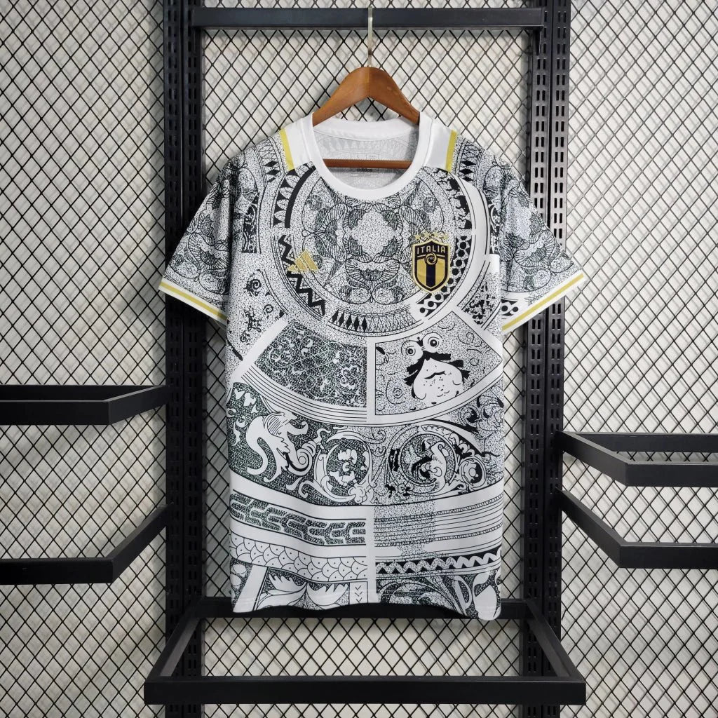 Italy 2024 White Trim Special Shirt