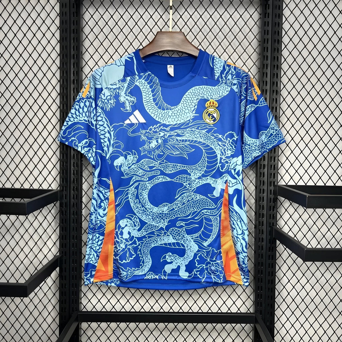 Real Madrid 2024 Blue Dragon Shirt